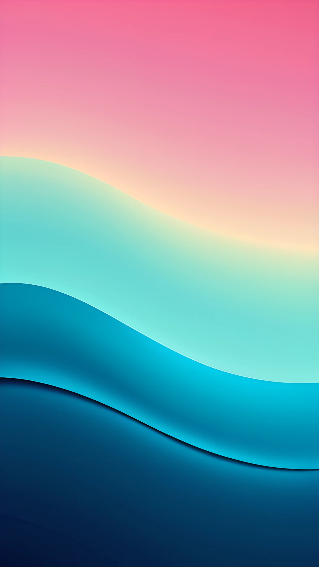 iPhone iOS 18 Desert Gradient minimal waves 2025-12-31