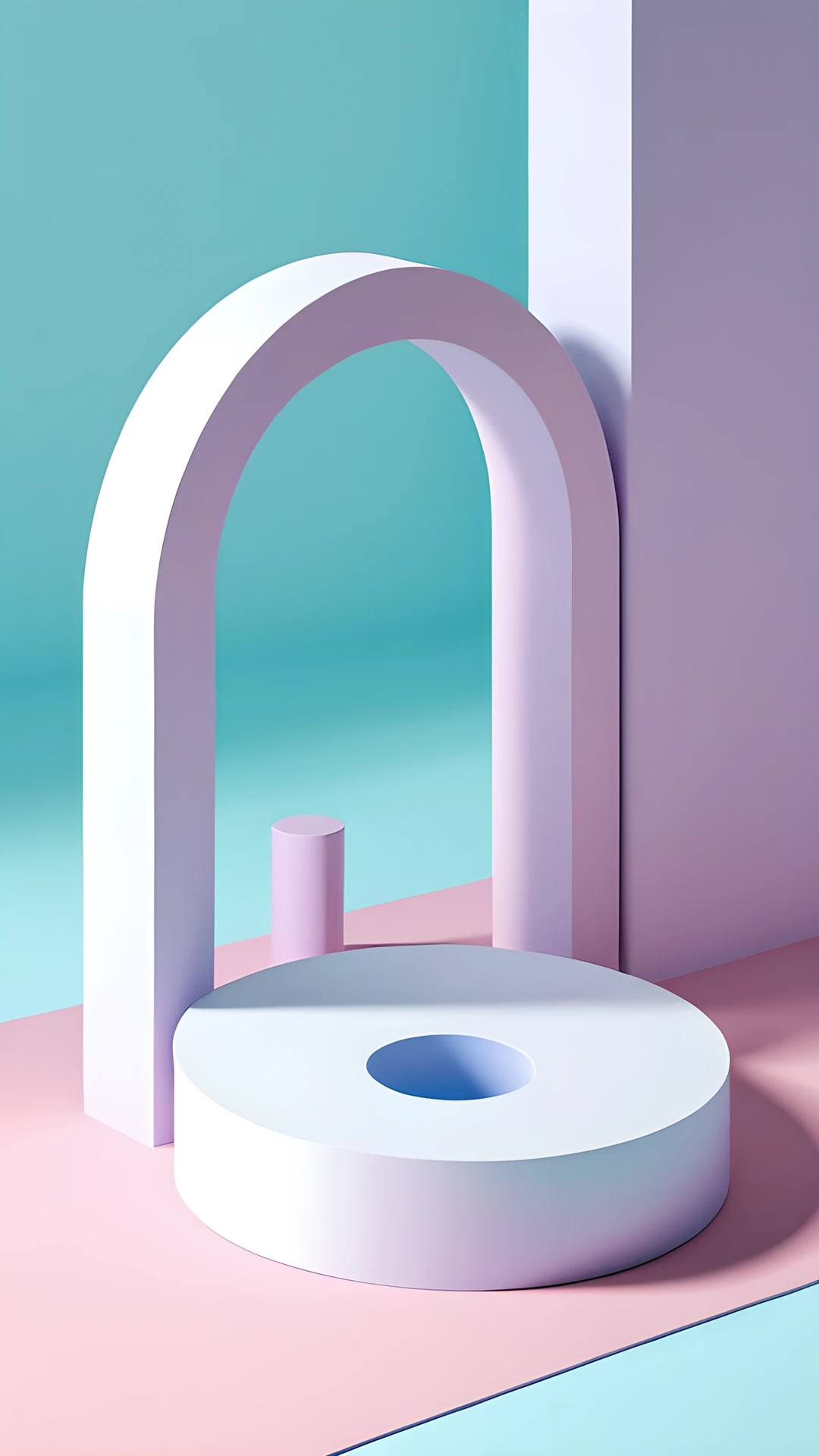 iPhone Pastel Geometry Minimal monolith 2025-12-31