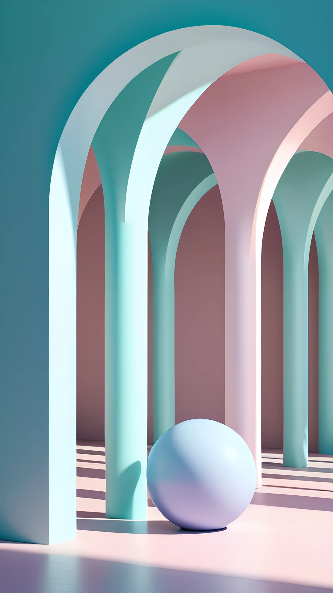 iPhone Pastel Geometry Minimal sphere 2025-12-31