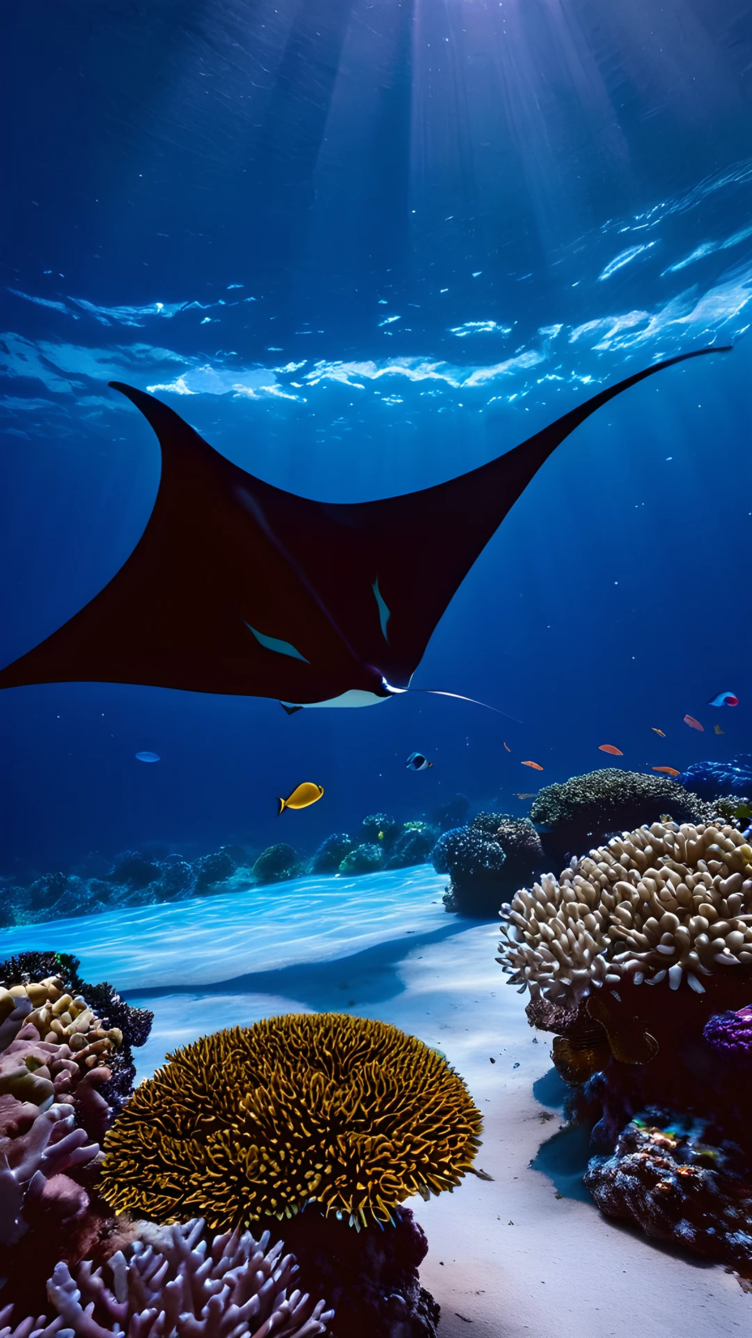 iPhone Underwater Glow manta ray 2026-01-01