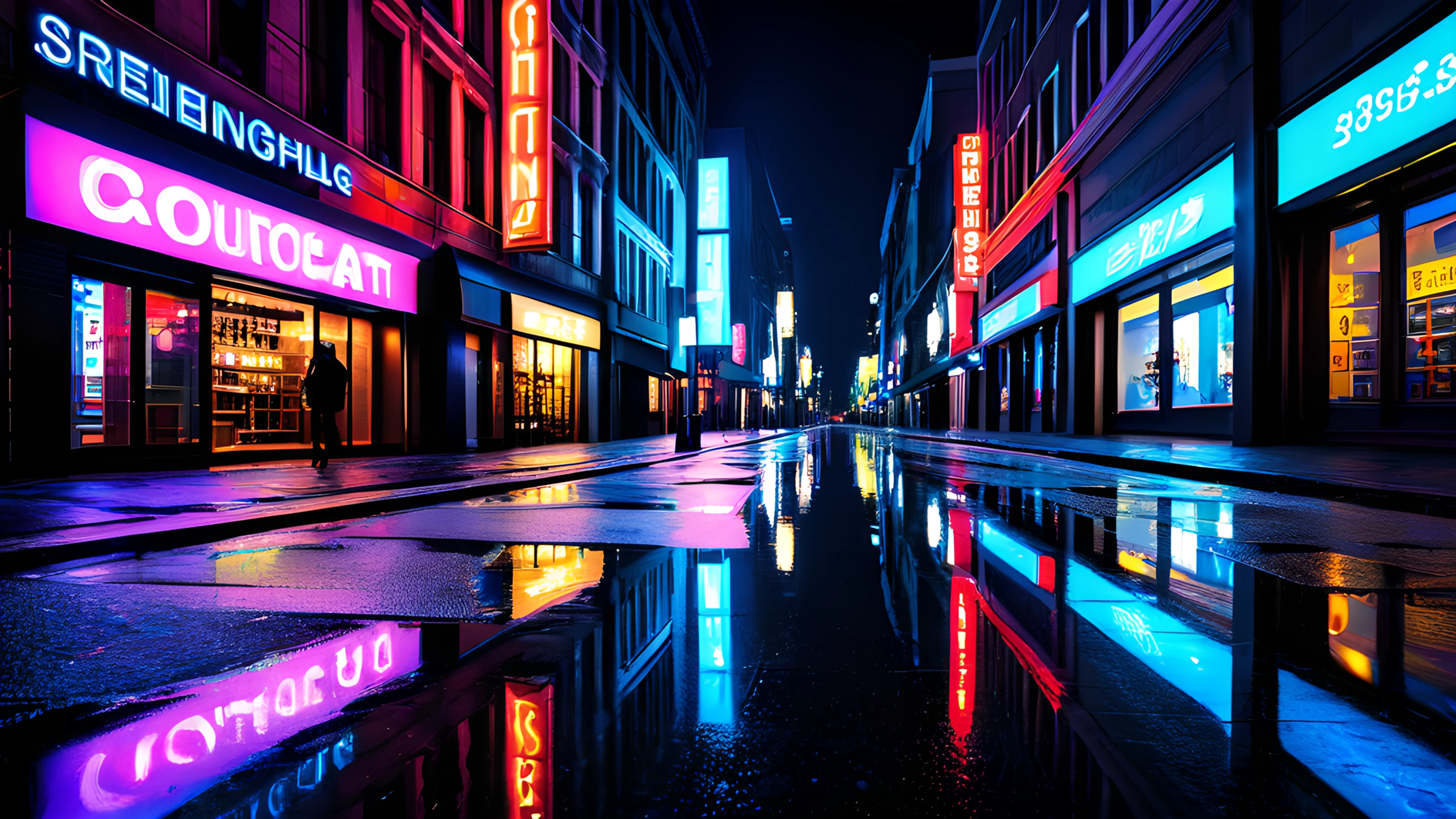 4K City Night Neon signs 2026-01-01