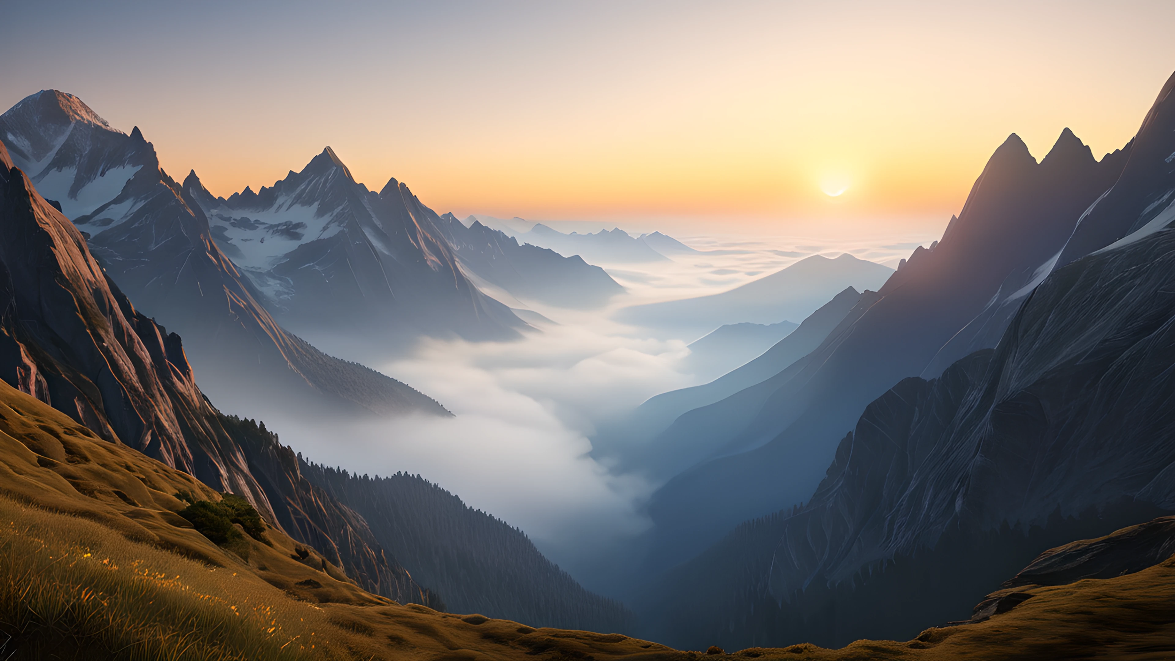 4K Epic Landscape mountain peak 2026-01-01