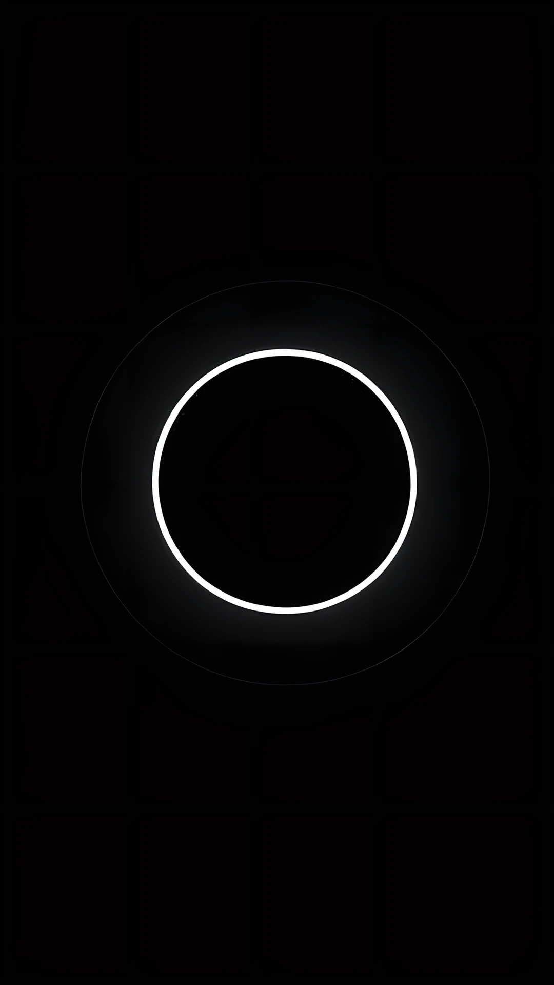 iPhone AMOLED Black Minimal circles 2026-01-01
