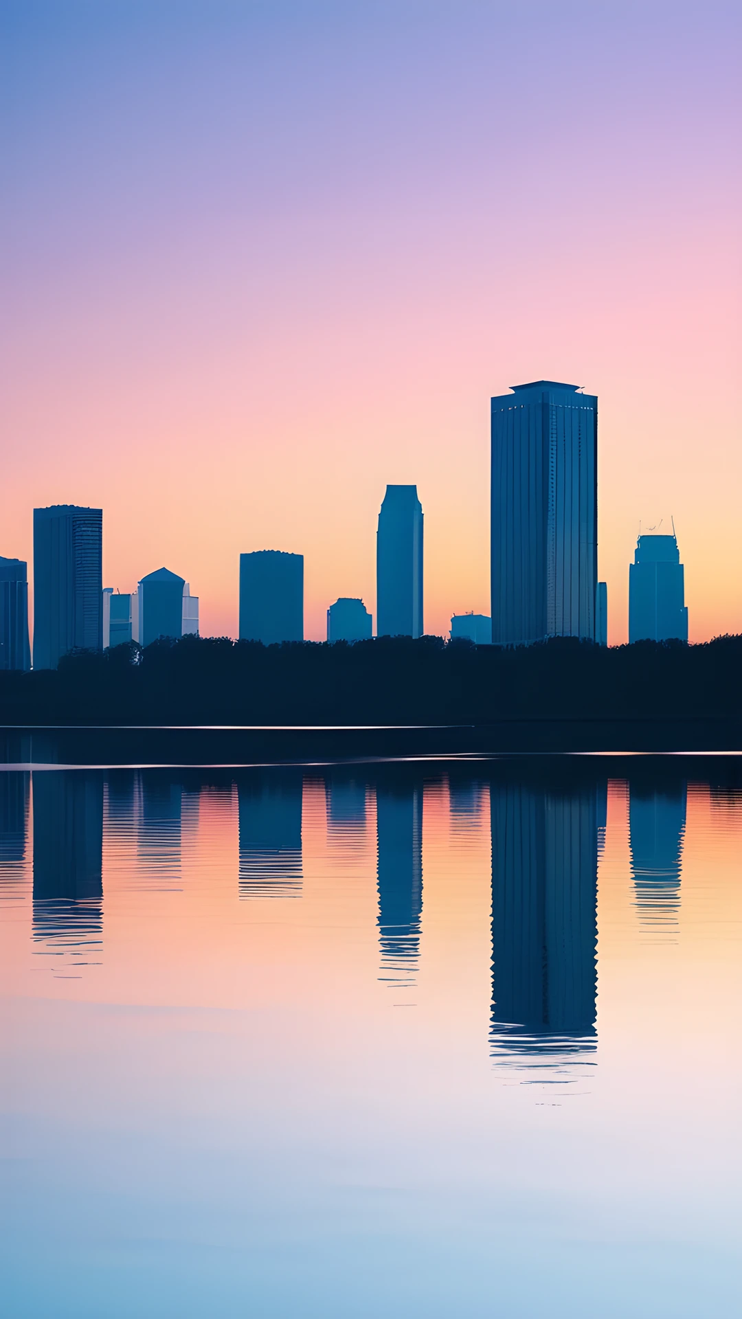 Mobile Sunrise Skyline river reflection 2026-01-01